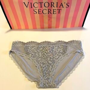 Victoria's Secret Sparkly Silver Lavender Bikini Panties. Bundle 3/$25.00.